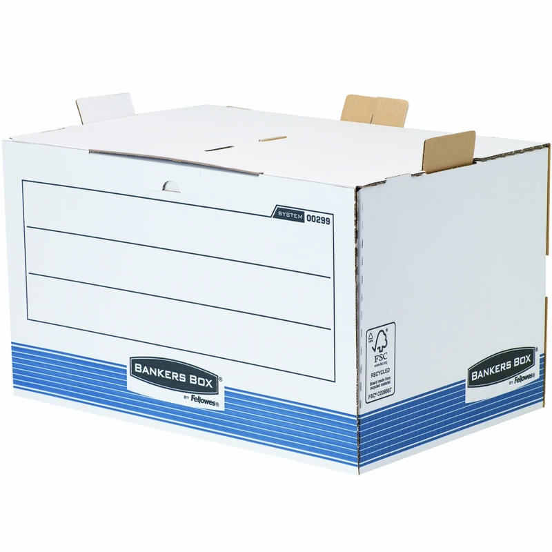 Bankers Box by Fellowes System Storage Container - Pack of 5