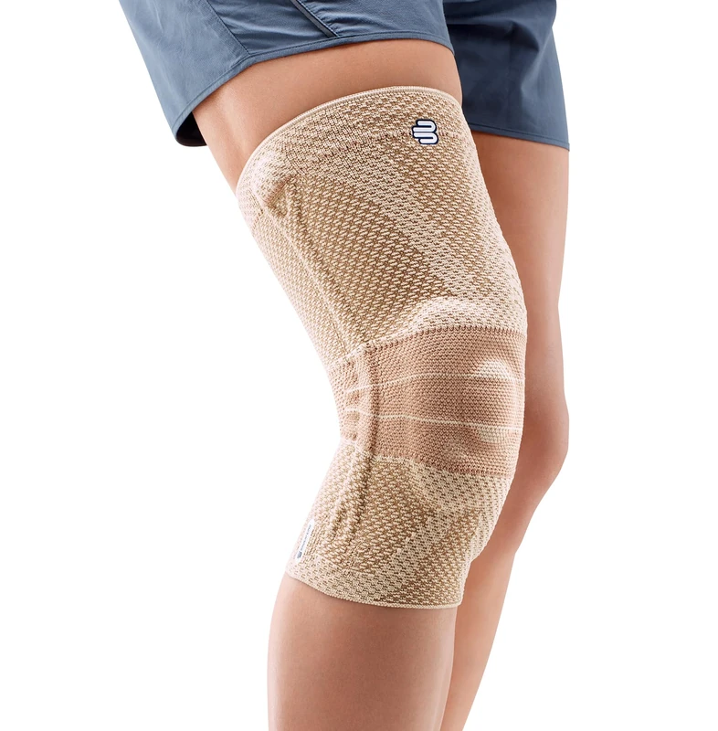 BAUERFEIND GenuTrain A3 Knee Bandage, Left, Beige, Size 5