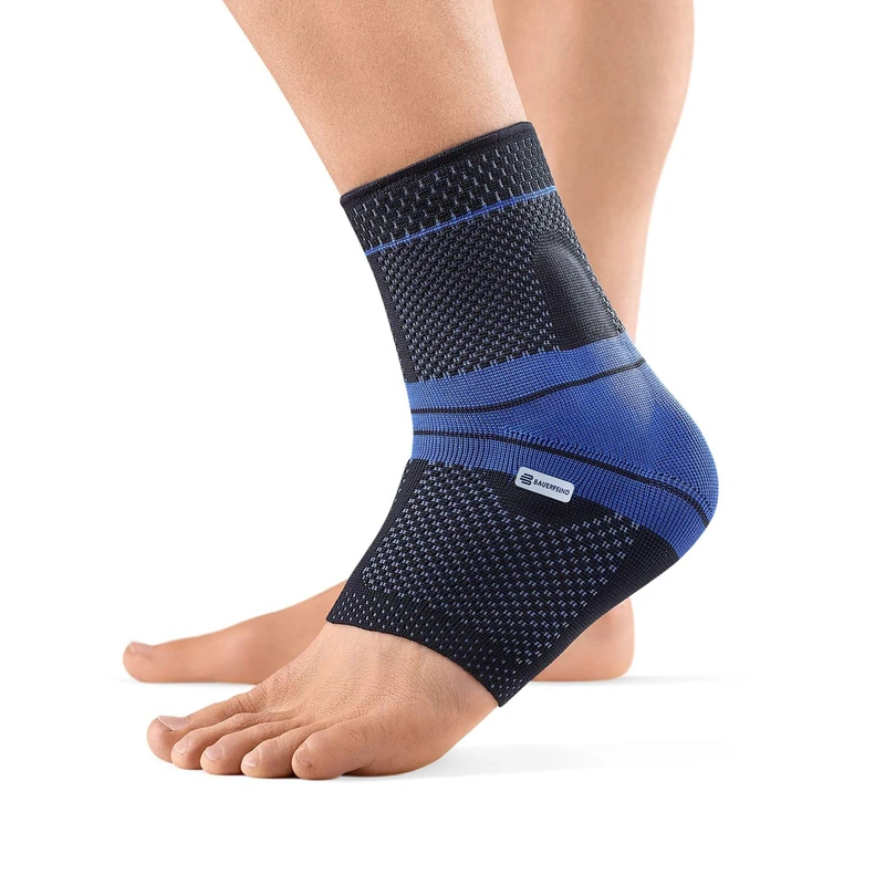 BAUERFEIND - MalleoTrain Active Ankle Bandage, Bandage, Ankle Bandage - 6, Black