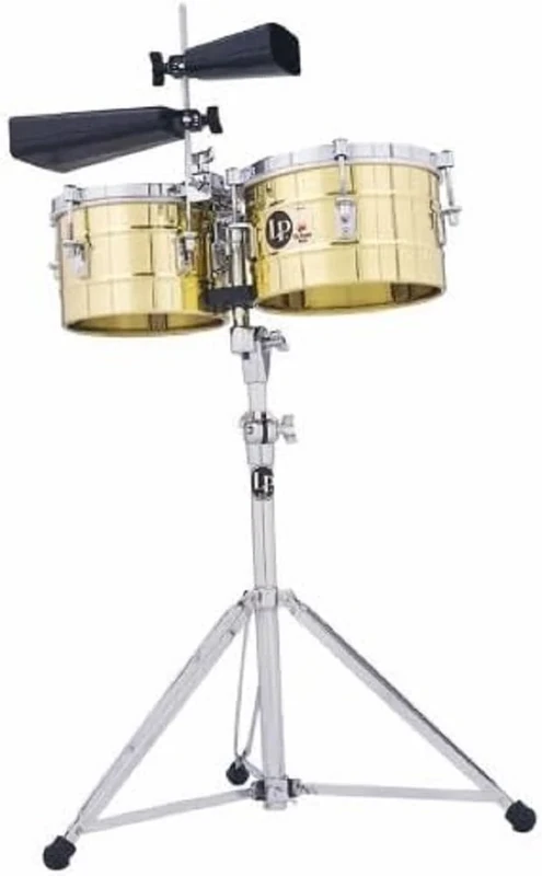 LP Latin Percussion Timbales Tito Puente Timbalitos Steel 9 1/4" + 10 1/4" LP272-S