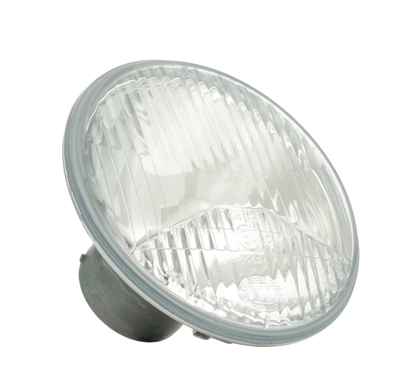 HELLA 1K3 114 155-001 Halogen-Insert, headlight - 24/12V - round - Fitting - Lens Colour: Crystal clear - left/right - Quantity: 1 - Image 1