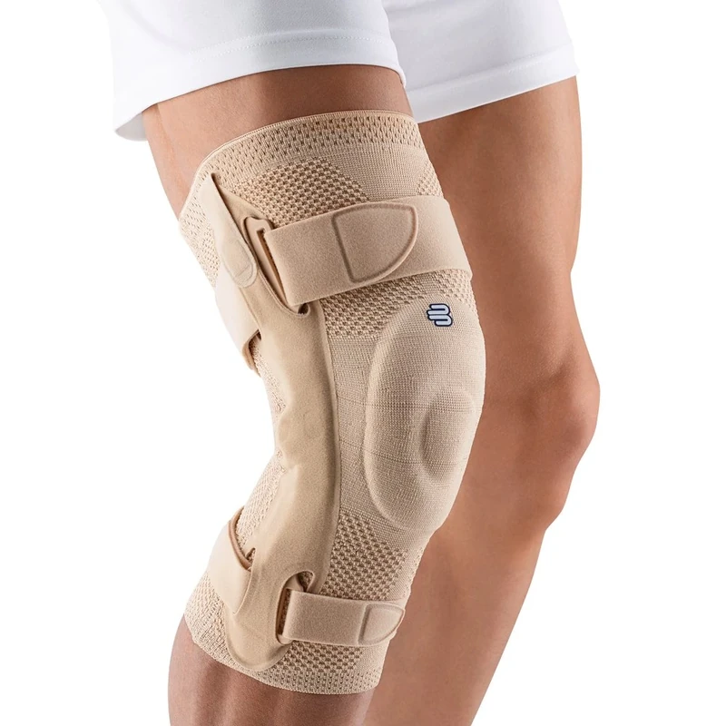 Bauerfeind - GenuTrain S - Knee Support - Extra Stability to Keep the Knee in Proper Position - Right Knee - Size 5 - Color Nature