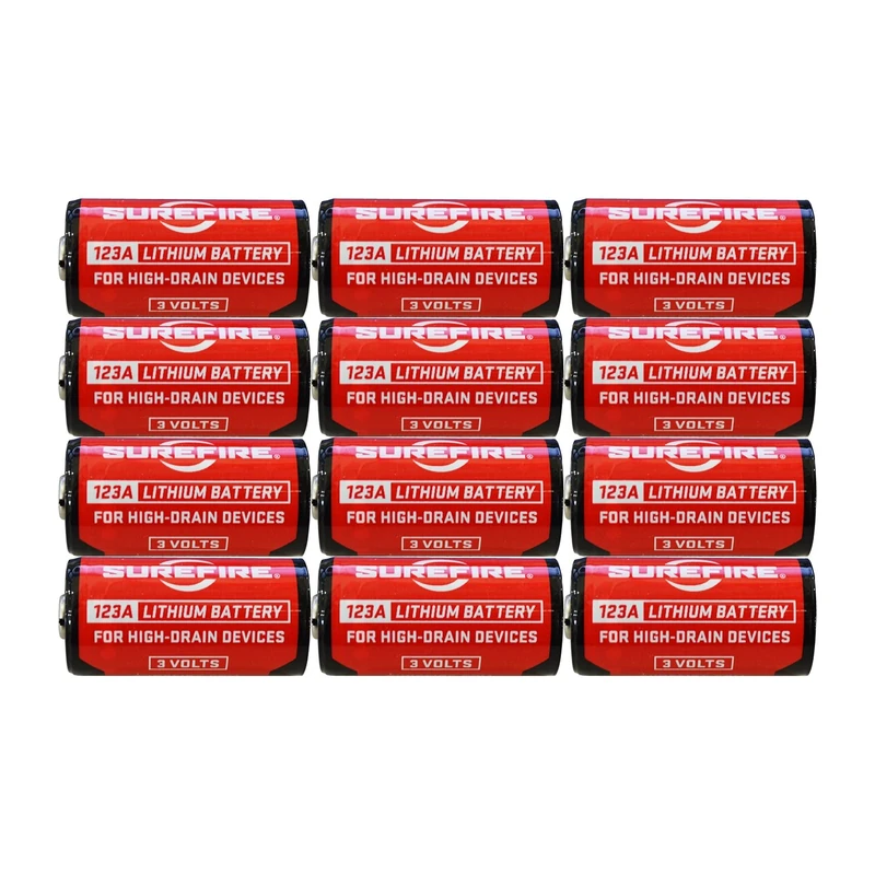 Surefire 123A Lithium Batteries, Box of 12 - Image 1