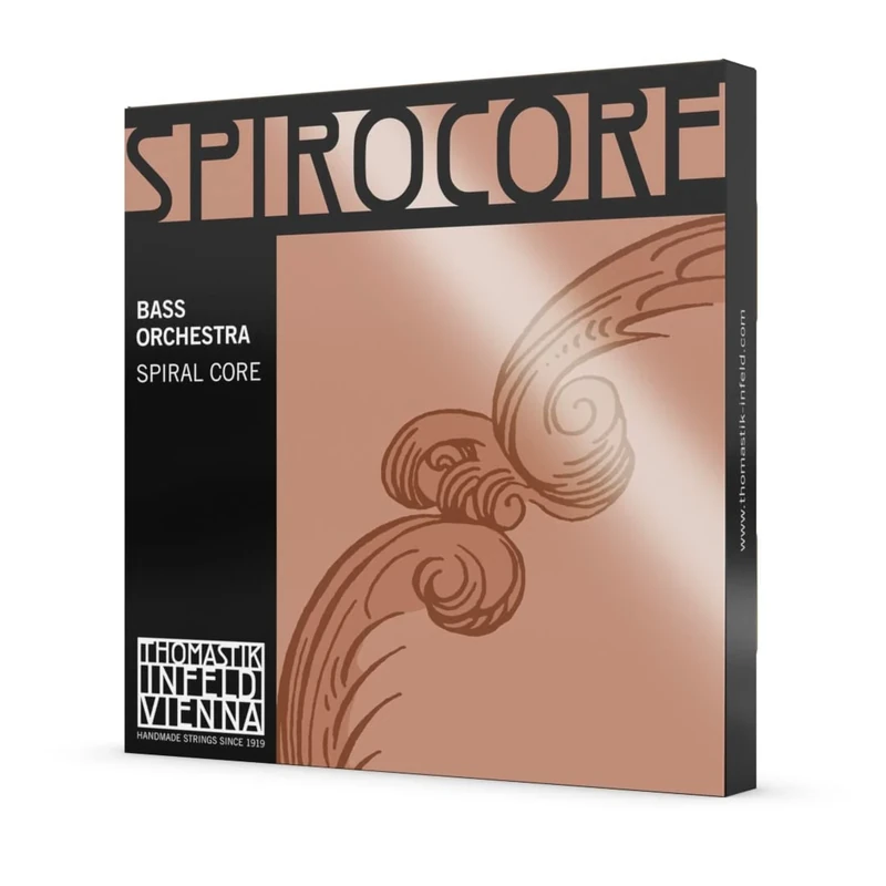 Thomastik Saiten für Kontrabass Spirocore Spiralkern Orchesterstimmung Satz 1/2 weich für Mensur bis 965 mm / 38"
