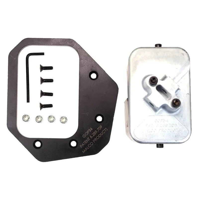 Malco GOP34UK Standard Rectangular Gutter Punch Hole Upgrade Kit, 3x4-Inch