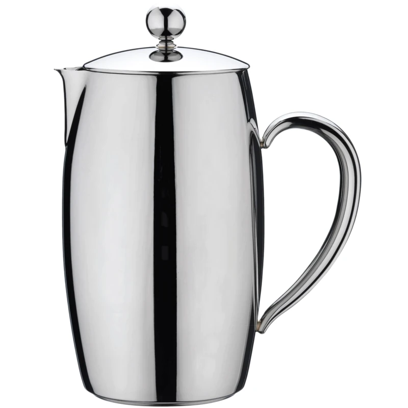 Café Stal BPC-08DW Bellux Thermal Wall Collection 6-Cup Cafetière, 18/10, 700 milliliters, Mirror Polished Stainless Steel