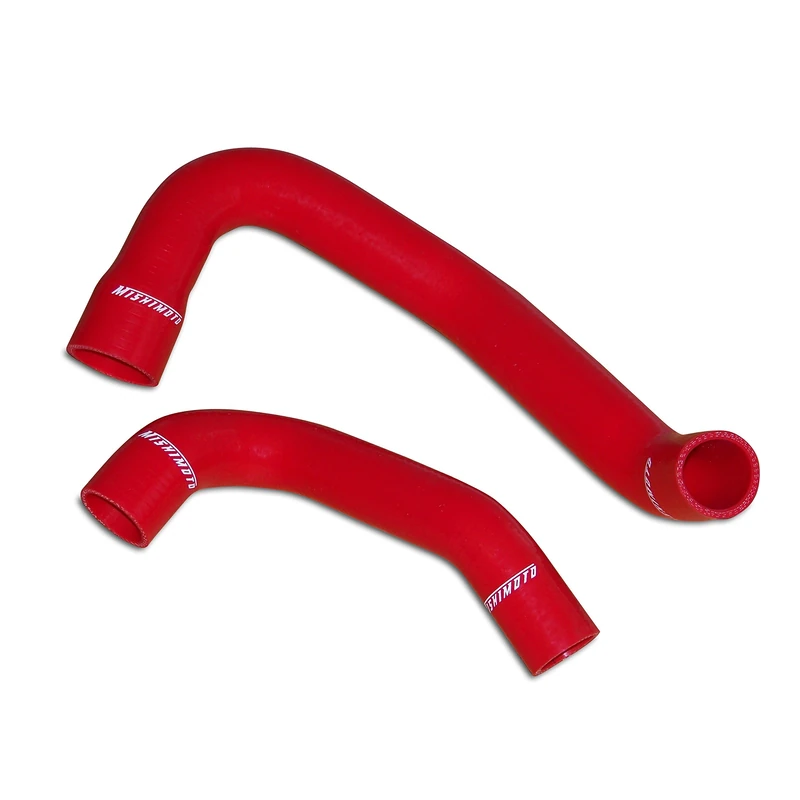 Mishimoto MMHOSE-WR6-97RD Silicone Hose Kit Compatible With Jeep Wrangler 6Cyl 1997-2006 Red