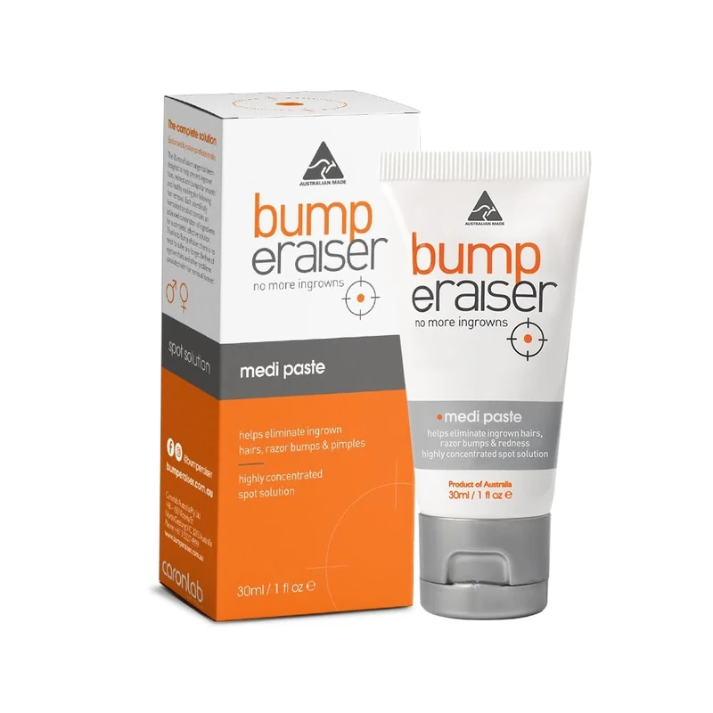 Bump Eraiser Medi Paste 30ml The Spot Treatment for Ingrown Hairs, Pimples, Razor Bumps and Razor Burns - Image 1