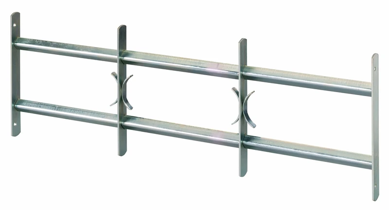 GAH-Alberts Amsterdam Window Grille Extendible Blue-galvanised 300 x 700-1050 mm