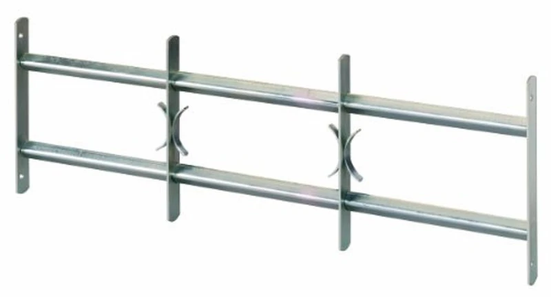 GAH-Alberts Amsterdam Window Grille Extendible Blue-galvanised 300 x 500-650 mm