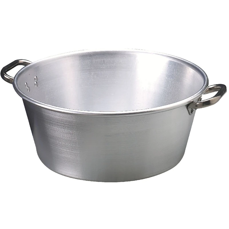 Pentole Agnelli Professional Aluminium 3 Mm. Jam Bowl, Diameter 36 Cm, Steel, Silver, One Size