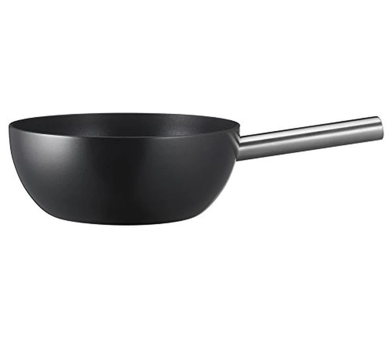 Spring 2896600624 Fondue Caquelon - Aluminium - Suitable for Induction Hobs - 23 cm - Black