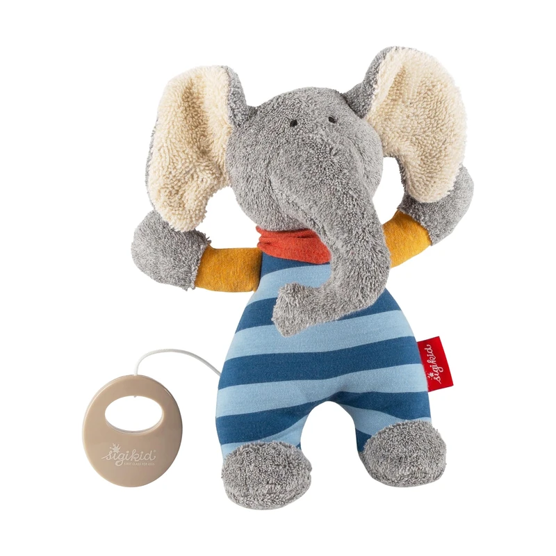 Sigikid Lolo Lombardo Musical Elephant - Small 22 cm - Image 1