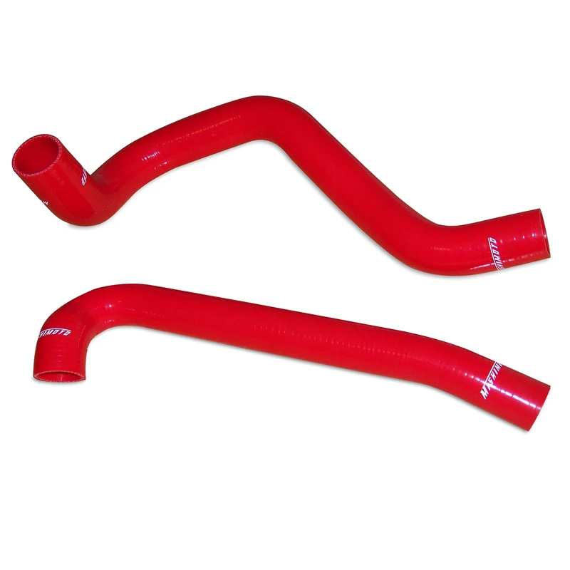 Mishimoto MMHOSE-WR4-97RD Silicone Hose Kit Compatible With Jeep Wrangler 4Cyl 1997-2006 Red