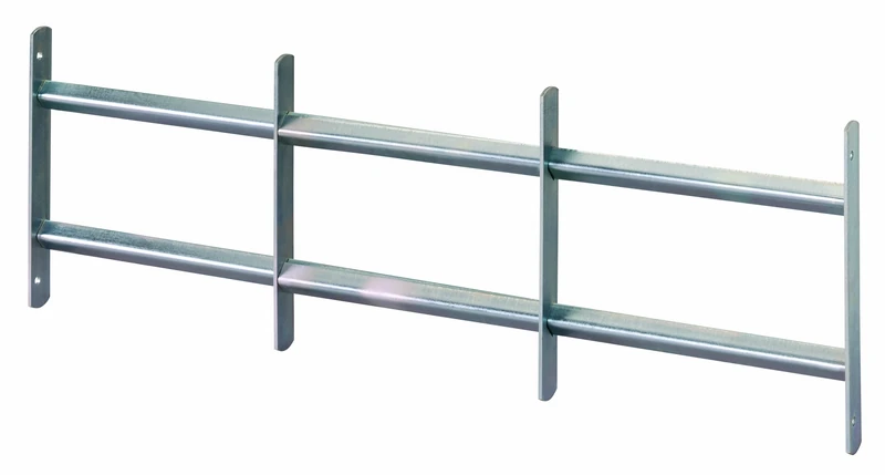 GAH-Alberts Venlo Window Grille Extendible Blue-galvanised 300 x 700-1050 mm