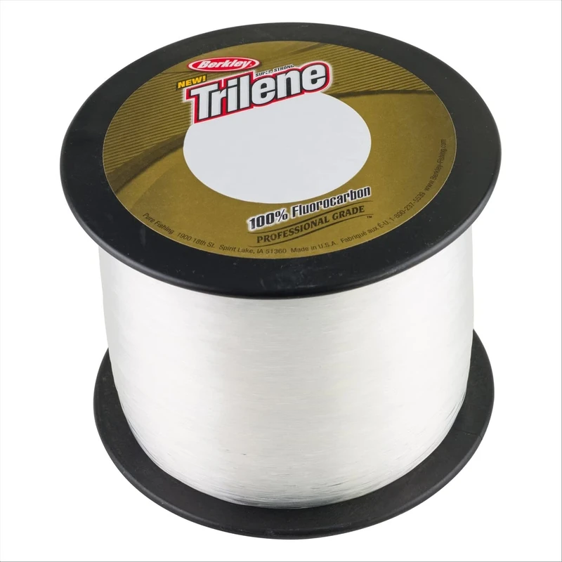 BERKLEY Trilene® 100% Fluorocarbon, Clear, 15lb | 6.8kg, 2000yd | 1828m Fishing Line, Suitable for Freshwater Environments