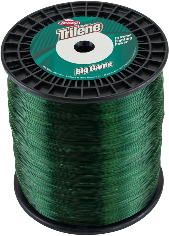 Berkley Trilene® Big Game™, Green, 15lb | 6.8kg, 10800yd | 9875m Monofilament Fishing Line, Suitable for Saltwater and Freshwater Environments