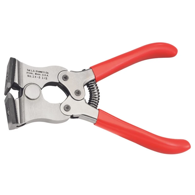 Starrett 1X-5 1/2 Adjustable-Jaw Cut Nipper With Hardened Steel Jaw, 5-1/2" Size, 0.050" Maximum Wire Diameter Capacity