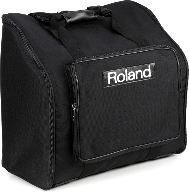 ROLAND FR-3 Series Accordion Gig Bag, Custom Black Gig Bag for FR-3sb, FR-3b, FR-3s, FR-3 Accordions, Polyester Material, Single Handle, Zipper Closure