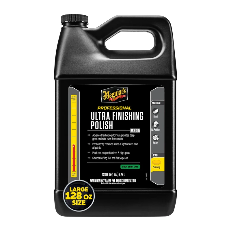 Meguiar's Mirror Glaze 205 Professional Ultra Finishing Car Polish 3.79L M20501