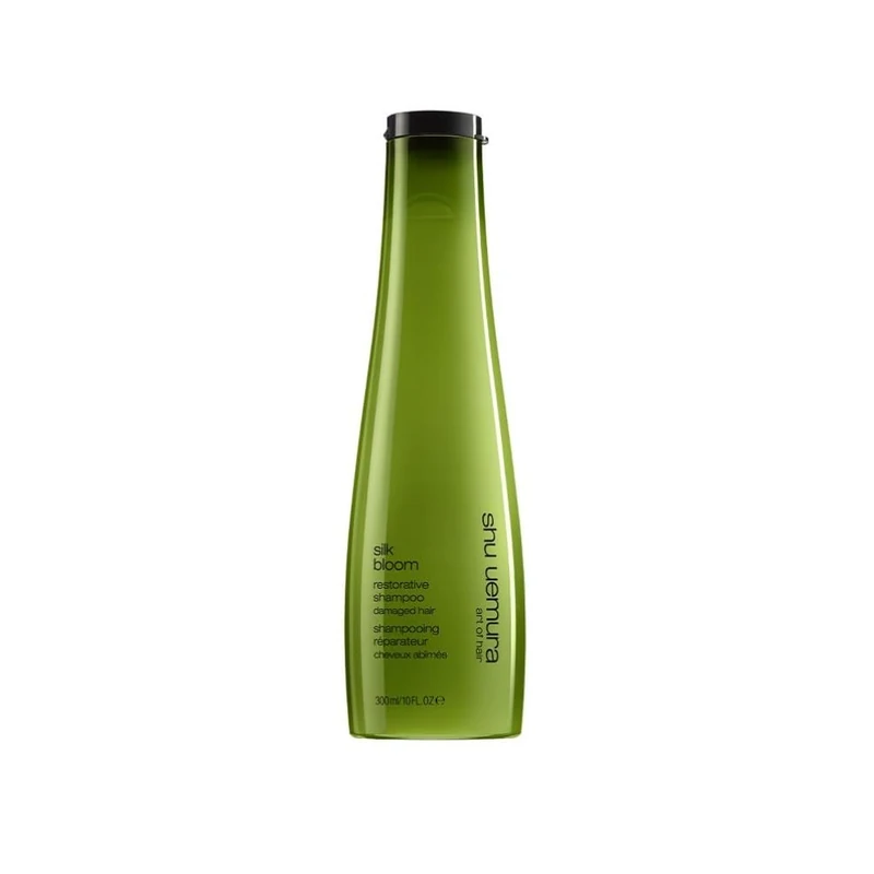 Shu Uemura, Restorative Shampoo Silk Bloom, Damaged Hair, Enriched with Argan Oil, Repairs & Strengthens, 300 ml