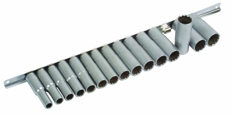 Laser 3660 Bi-Hex Deep Socket 1/2"D Set 15pc