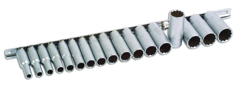 Laser 3657 Deep Socket Set 3/8"D 17pc