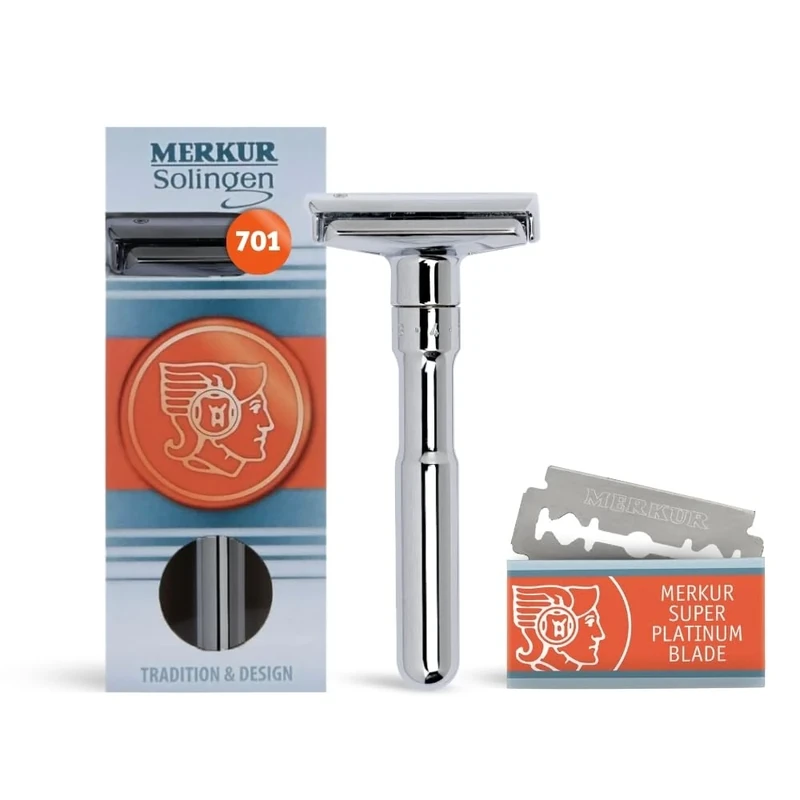 MERKUR DOVO Safety Razor Futur Chrome, 100 g, 1 Stück