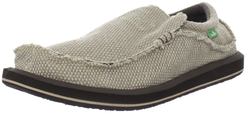 Sanuk Men's Chiba Loafer Flat, Tan, 6 UK