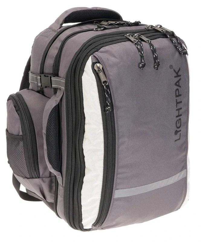 Lightpak - 46077 VANTAGE - backpack for 17 inch laptop, nylon, grey - Image 1