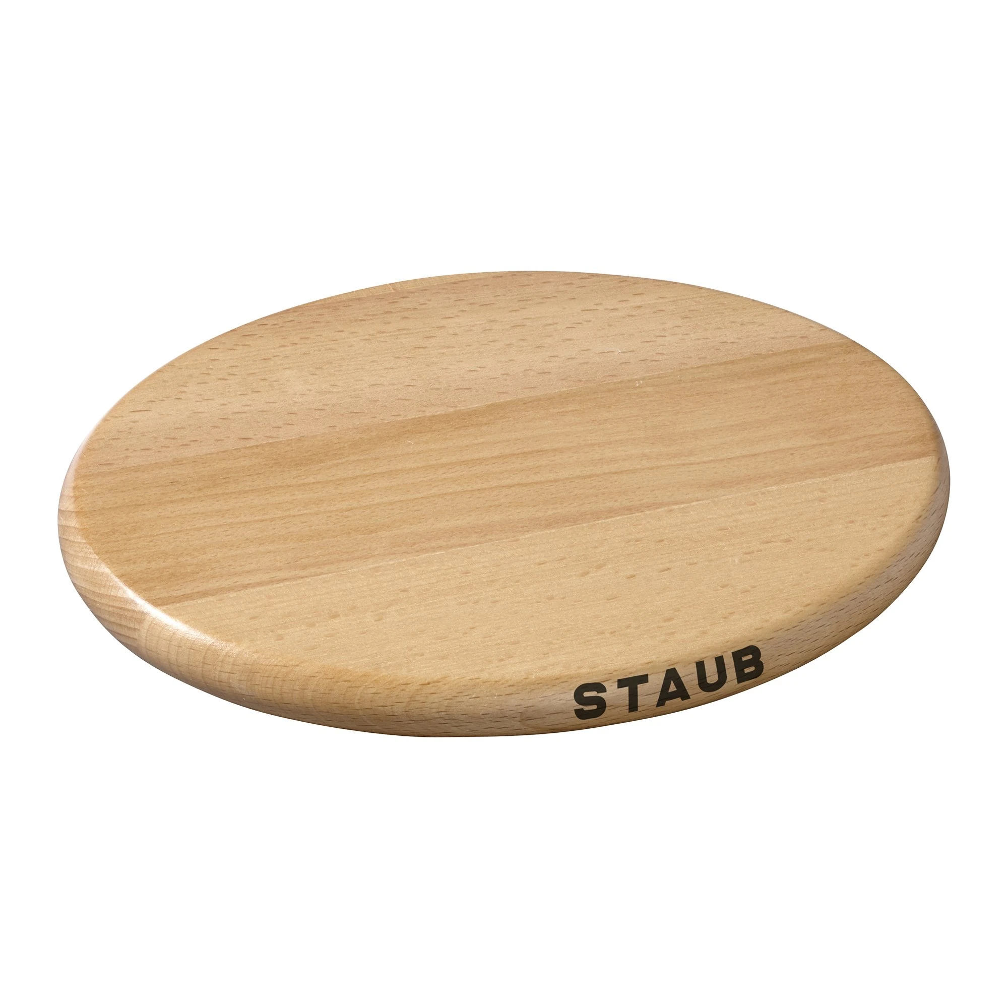 STAUB 1190713 Oval Magnetic Wood Trivet, Brown