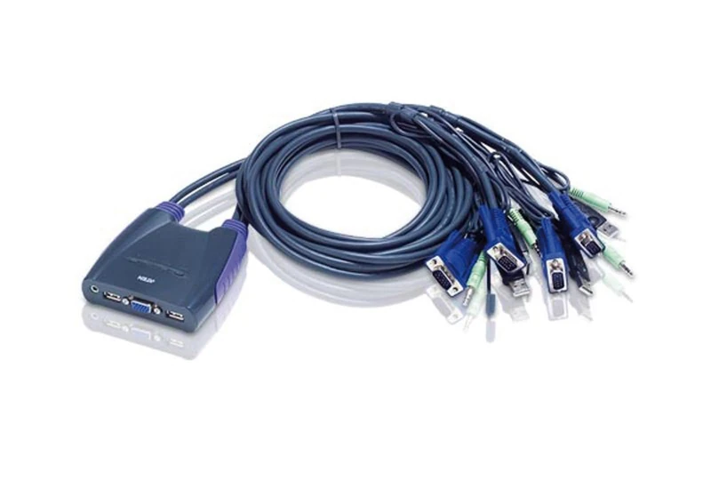 Aten 4-Port USB VGA KVM Switch with Audio