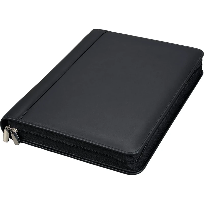 Alassio BOSA 30061 Ring Binder A4 Nappa Leather Black