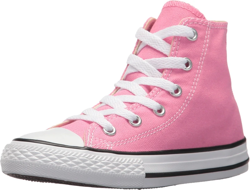 Converse All Star Hi Trainers Girls Pink - 10 Child - Hi Top Trainers Shoes