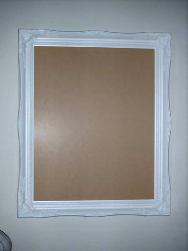 WHITE Shabby Chic Antique Style Rectangular POSTER PICTURE FRAME complete with Premium Quality Pilkington's PLAIN GLASS - Glass Size: 16 inches x 20 inches (40cm x 50cm)