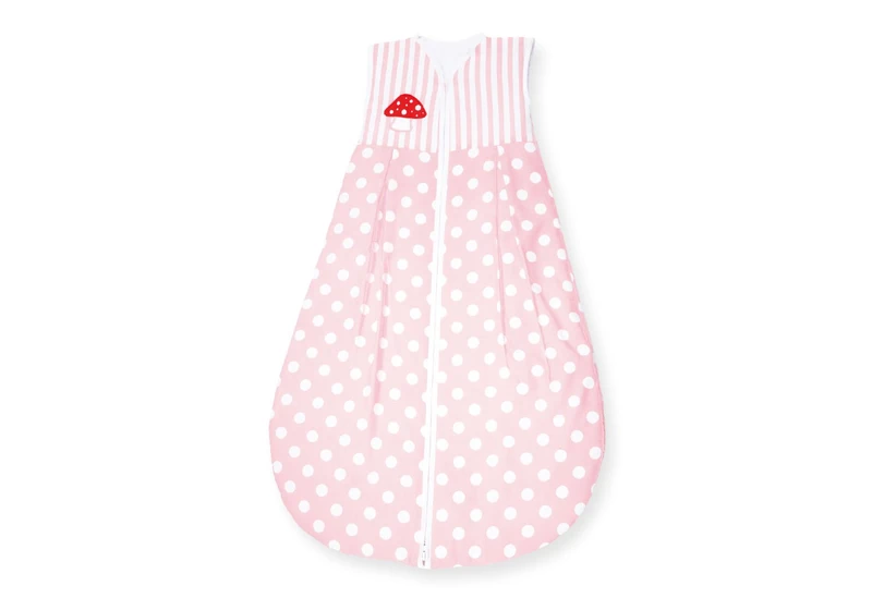 Sleeping Bag winter 'Glückspilz pink' 90cm