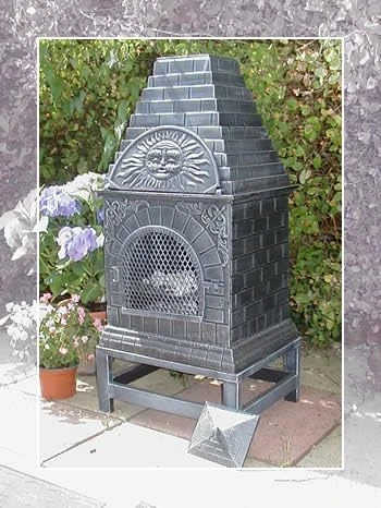 Castmaster stoves® - CAST IRON CHIMINEA OUTDOOR PIZZA OVEN Size LARGE