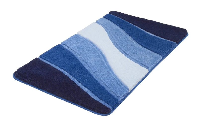 Meusch Bath Mat Ocean Suitable for Under-Floor Heating Royal Blue 70X120 CM, BADEMATTE multicoloured - Image 1
