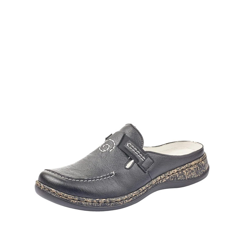 Rieker Women's 46393 Clogs Black/Black UK 6.5