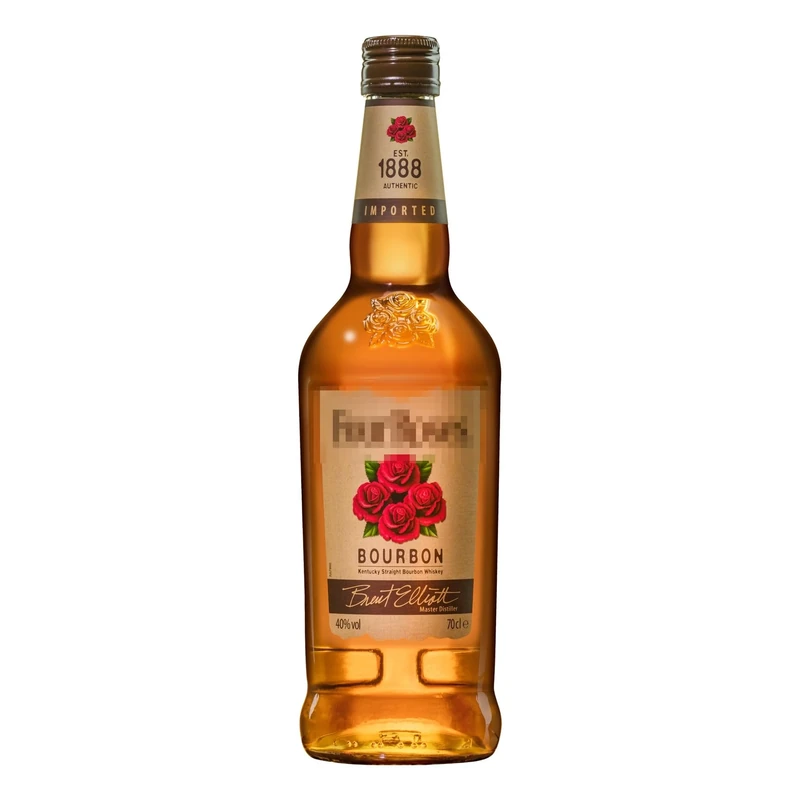 Four Roses Kentucky Straight Bourbon Whiskey - 70cl - 40% ABV - Award-Winning Smooth American Bourbon Whisky - Higher Rye Content Than Most Bourbons - Hidden Gem To Discover