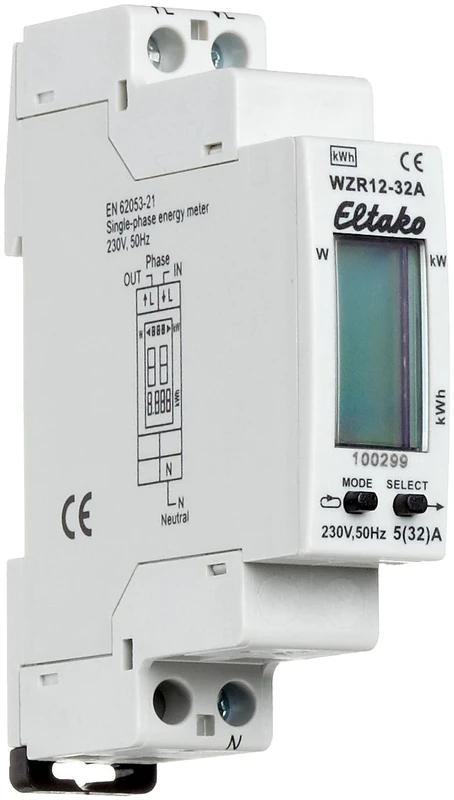 Eltako WZR12-32A AC Meter with Reset Without Approval
