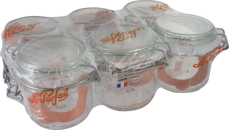 Le Parfait 1978003 Set of 6 Terrines 500 ml Diameter 100 cm