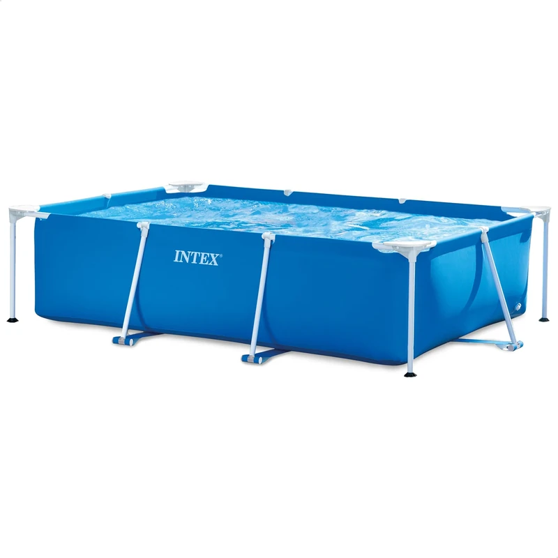 Intex Small Family Frame Pool 2.6m x 1.6m x 0.65m #28271, Blue