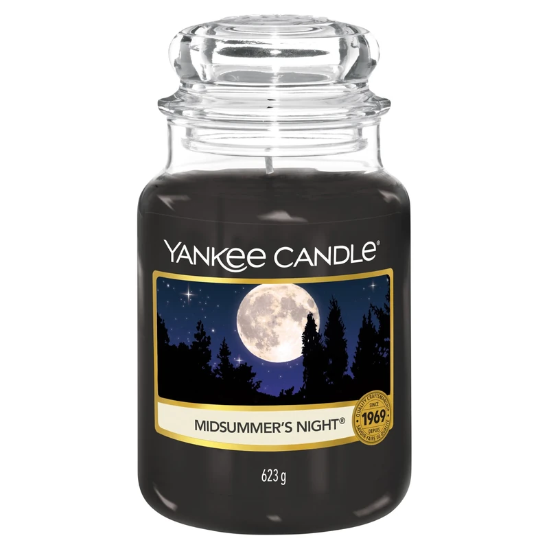 Yankee Candle Midsummer's Night Large Jar - 150hr Burn, Musk Mahogany