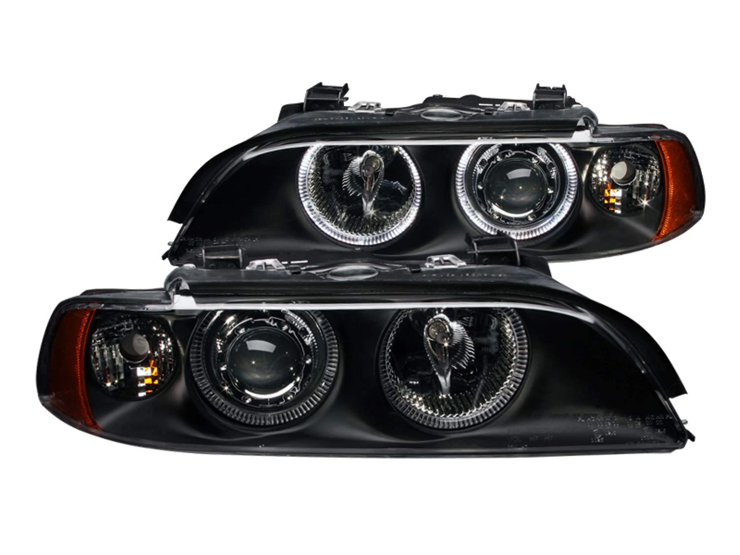 Anzo USA 121017 BMW Black Clear Projectors with Headlight Assembly - (Sold in Pairs)