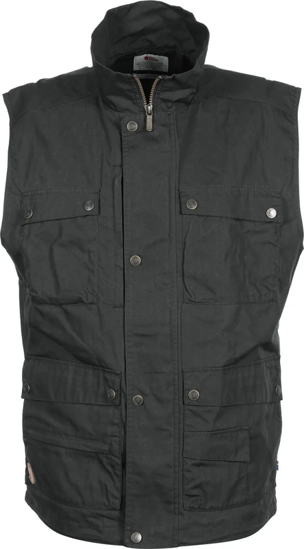 Fjallraven 81280-030 Reporter Lite Vest M Jacket Men's Dark Grey Size XXXL