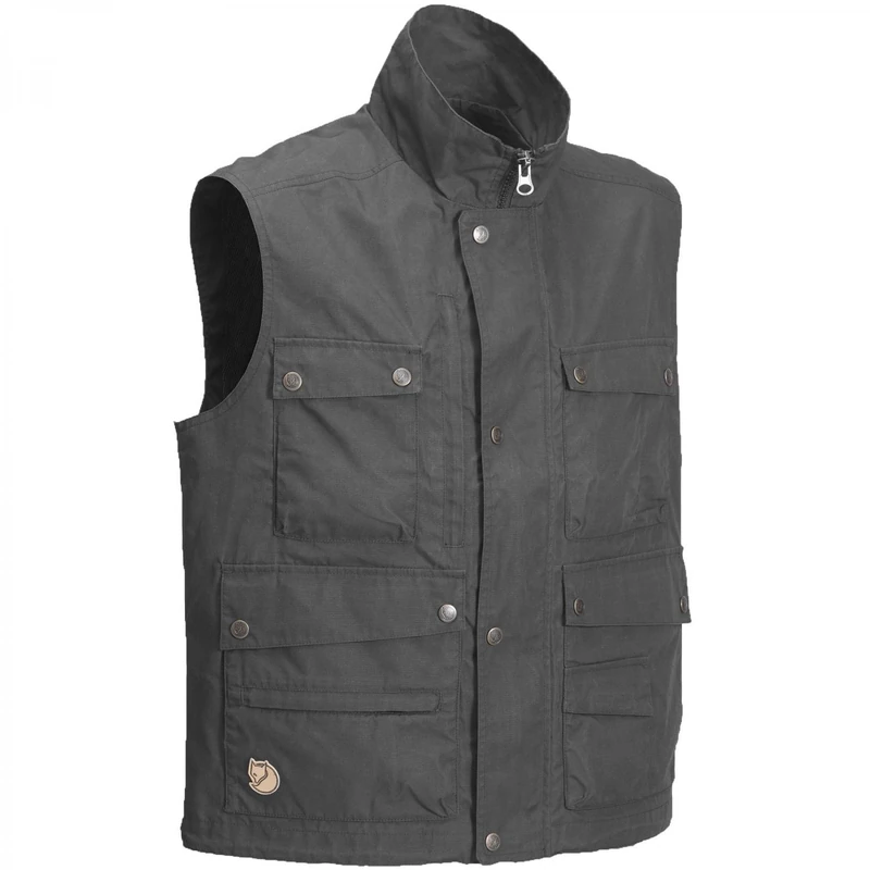 Fjällräven Reporter Literite Men's Vest, Unisex adult, Grey (dark grey), L