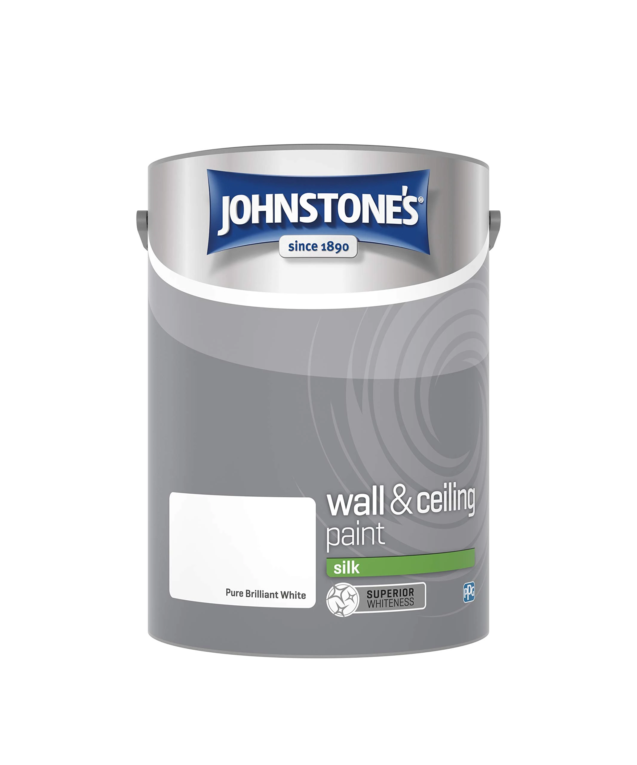 Johnstone's 306570 Vinyl Silk Emulsion - Brilliant White,5