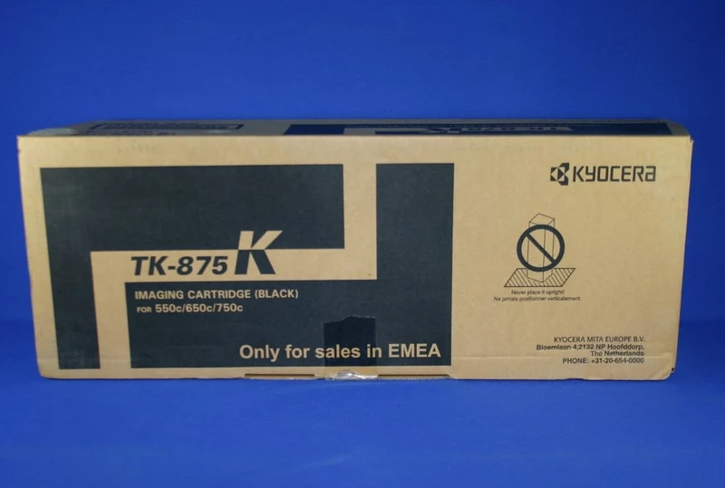 Kyocera Toner Cartridge TK-875 K - BLACK - 85.000 Pages Ultra High Capacity Genuine Premium Printer Toner - 1T05JN0NL0 - for TASKalfa 550c / TASKalfa 650c / TASKalfa 750c