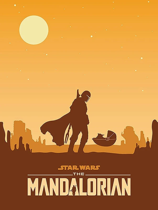 Star Wars: The Mandalorian (Meeting) 60x80cm Canvas